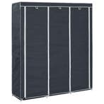 vidaXL Kledingkast met vakken en stangen 150x45x175 cm stof, Verzenden, Nieuw