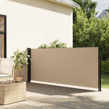 vidaXL Windscherm uittrekbaar 140x300 cm beige, Tuin en Terras, Verzenden, Nieuw