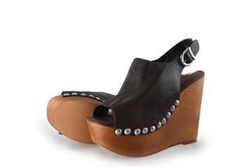 Jeffrey Campbell Muiltjes in maat 39 Zwart, Verzenden, Zwart, Zo goed als nieuw, Jeffrey Campbell