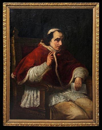 Italian School (XIX) - Portrait of Pope Pius VII - XL format