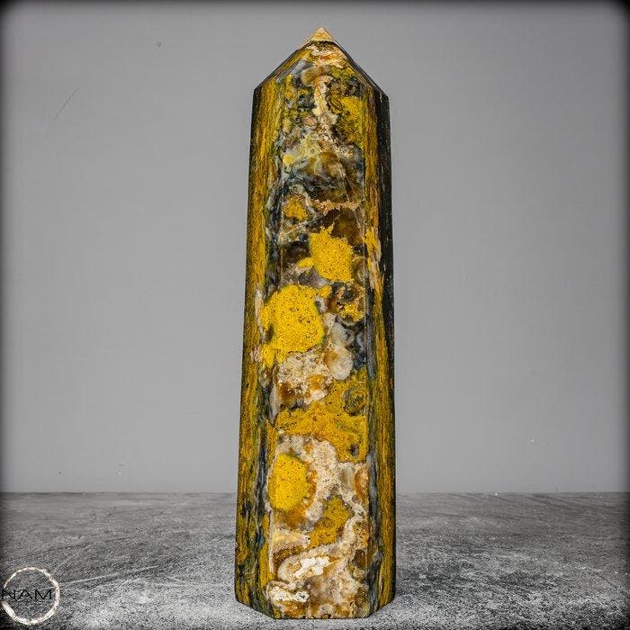 Zeer zeldzaam natuurlijke Bumblebee Jasper Obelisk, Sumatra-, Verzamelen, Mineralen en Fossielen