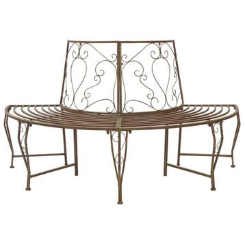 vidaXL Boom Bank 4-Aantal zitplaatsen 160 x 80 x 89 cm Staal, Verzenden