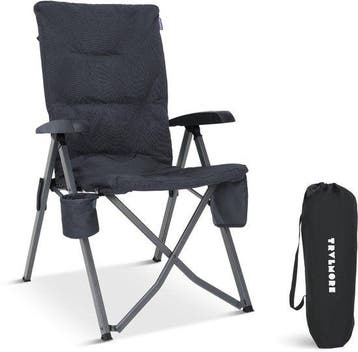 2dekans | TRVLMORE Campingstoel Luxe - Opvouwbaar - 150KG, Tuin en Terras, Ophalen of Verzenden, Nieuw