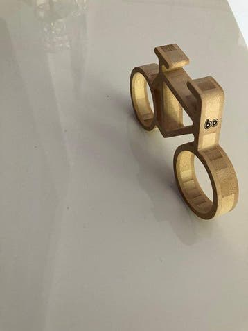 Marcel Wanders - Sculpture, Randstad Bike - 8 cm - Bambou -, Antiquités & Art