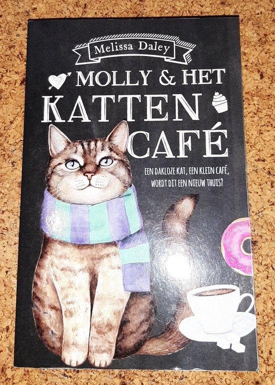 Molly en het kattencafé - Een dakloze kat, een klein café,, Boeken, Overige Boeken, Gelezen, Verzenden