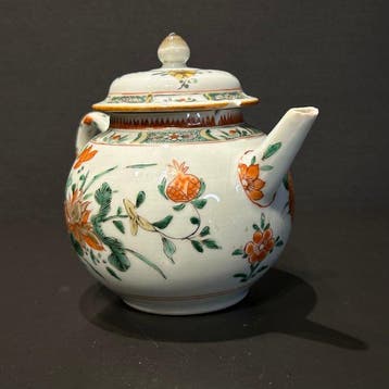 Théière - Porcelaine - Kangxi wucai théière