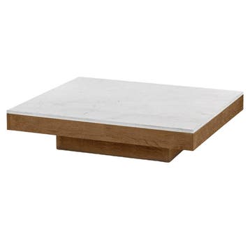 Serax Bijzettafel L Rudolph Cognac/wit - Nieuw in verpakking, Huis en Inrichting, Minder dan 45 cm, Verzenden, Klassiek, Nieuw