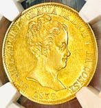 Espagne. Isabelle II. 80 Reales 1839 Barcelona PS AU58 SC-