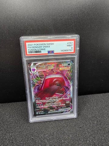 Pokémon - 1 Graded card - Gengar #157 Full art, Foil - PSA 9, Nieuw