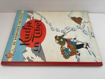 Kuifje 20 - Kuifje in Tibet - 1 Album - Eerste druk - 1960