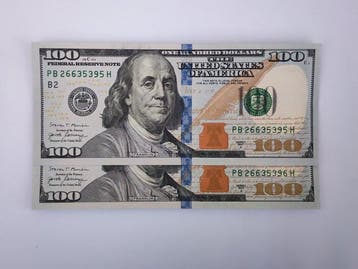 Verenigde Staten van Amerika. - 2 x 100 Dollars - 2017 A -