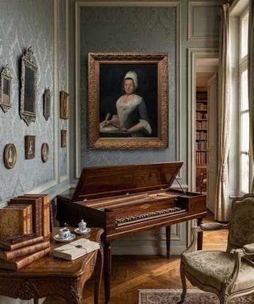 École Française (c. 1750) - Portrait de Madame Françoise