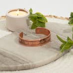 Koperen gezondheids-klemarmband met 2 magneten, Ophalen of Verzenden, Nieuw