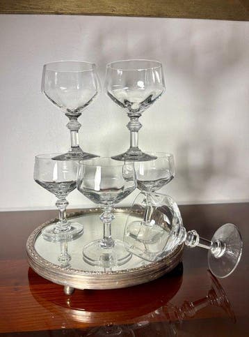 French production - Service de boisson pour 6 (6) - Cristal