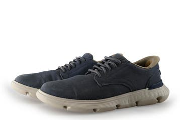 Skechers Instappers in maat 43 Blauw, Kleding | Heren, Schoenen, Overige typen, Zo goed als nieuw, Skechers, Verzenden