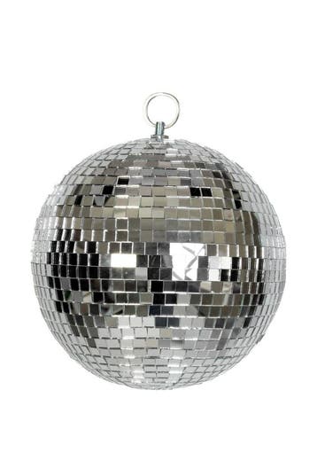 KIMU® Discobal Ø 20 cm Klein Discobol Spiegelbol Zilver Spie, Ophalen of Verzenden, Nieuw