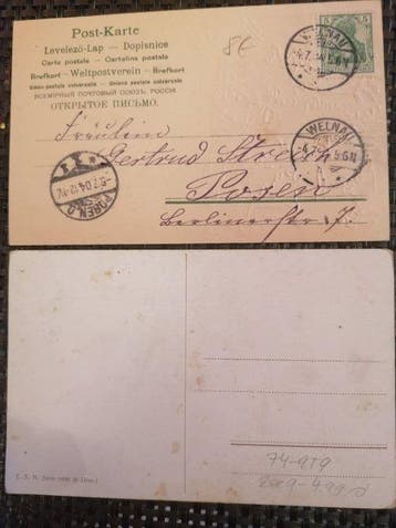 Postkaartenjacht vanaf 1902 - Ansichtkaart (87) - 1902-1948, Gelopen