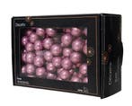 Balletjes op draad 2 cm vintage roze glans doos 144 stuks, Nieuw