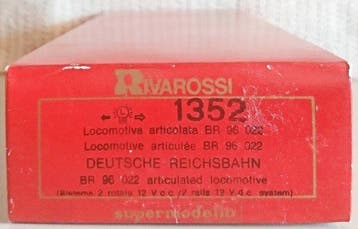 Rivarossi H0 - 1352 - Locomotive électrique (1) - BR 96 -, Hobby en Vrije tijd, Nieuw