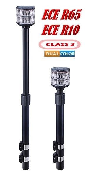 MCX-DL Pro ECER65 ECER10 LED MOTOR Zwaailamp 12/24V Dual Col, Ophalen of Verzenden