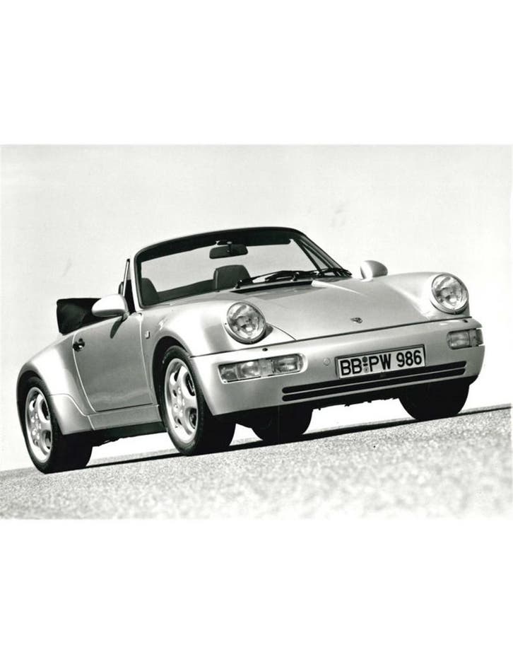 1992 PORSCHE 911 2 CABRIOLET TURBO LOOK PERSFOTO, Livres, Autos | Brochures & Magazines