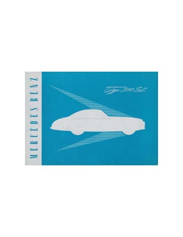 1955 MERCEDES BENZ 300 SL BROCHURE ENGELS (USA), Nieuw
