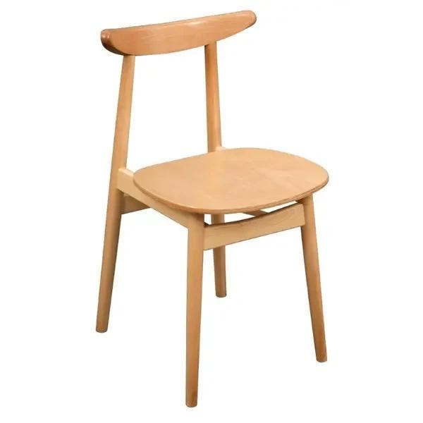 Stoelen | Hout | Beech | Indoor | 2 Stuks |, Articles professionnels, Horeca | Équipement de cuisine, Envoi