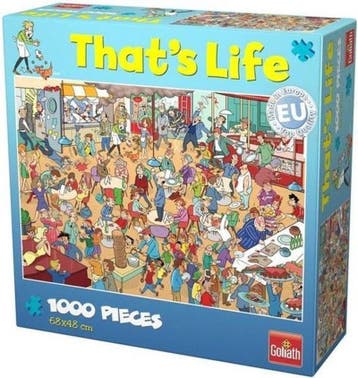 That's Life 1000 Stukjes Lunchroom Puzzel, Verzenden, Nieuw
