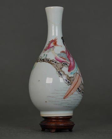 Vaas - Porselein - China - Late Qing-dynastie, 19e eeuw -