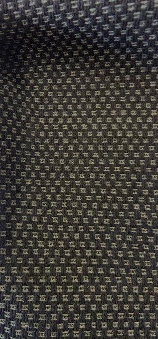 Grof geweven stof met donkergrijs en licht olijfgroen. -, Antiquités & Art, Tapis & Textile