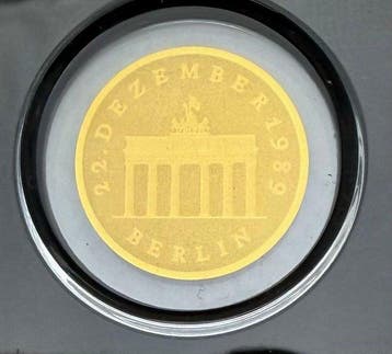 Tsjaad. 3000 Francs ND 20+10 Deutsche Mark , oro (2 coins),