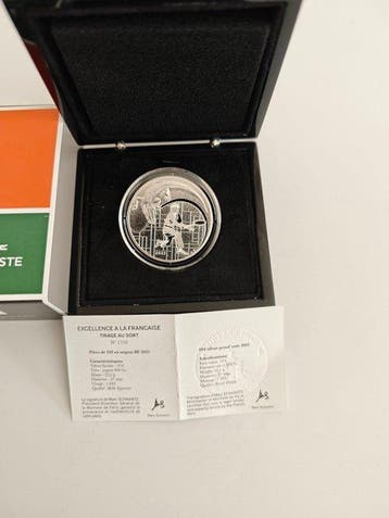 France. 10 Euro 2023 90 Ans Lacoste Proof (Sans prix de
