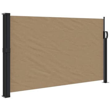 Windscherm 120x600cm Taupe | Tweede kansje | OP = OP, Tuin en Terras, Overige Tuin en Terras, Verzenden, Zo goed als nieuw