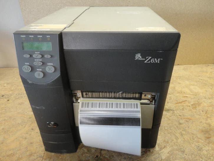 Zebra Z6M * Thermal Transfer Barcode Label Printer 200dpi, Computers en Software, Printerbenodigdheden, Gebruikt, Ophalen of Verzenden