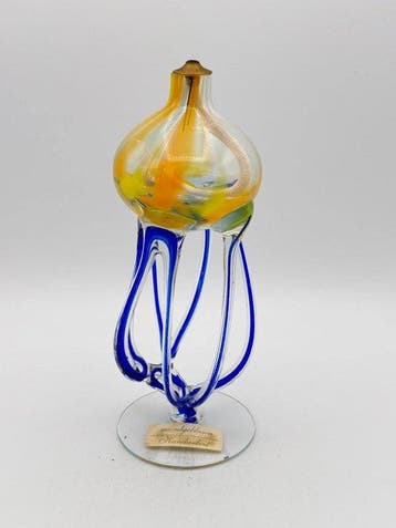 Lampe à huile - Verre - lampe en verre soufflé