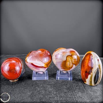 Exclusieve Polychrom-Jaspis verzamelset – Vier unieke