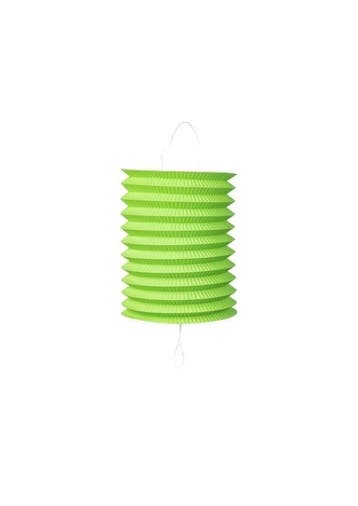 Licht Groene Lampion 16cm, Verzenden