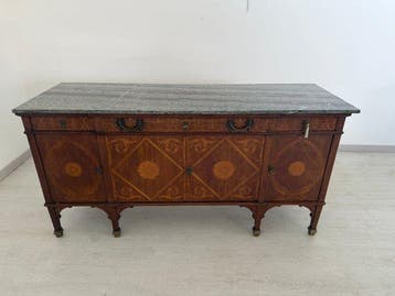 Credenza - Hout, Marmer