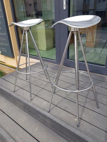 Pepe Cortes - Tabouret - Aluminium, Acier inoxydable -