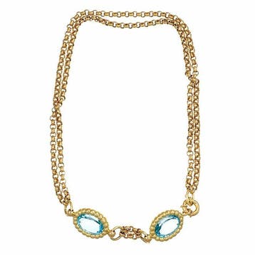 Collier - 18 carats Or jaune - 66.00ct. tw. Topaze -