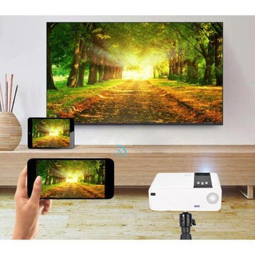 TD90 Mini LED Projector - Mini Beamer Home Media Speler, Verzenden