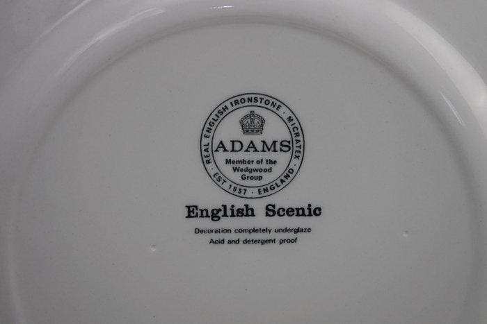 Adams - Wedgwood, decor «English Scenic» - Theeservies (23), Antiek en Kunst, Antiek | Meubels | Tafels