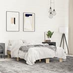vidaXL Bedframe bewerkt hout metaal sonoma eikenkleurig, Verzenden