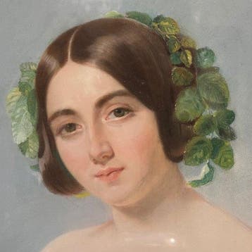 Edmond Jewrin (XIX) - Retrato joven noble