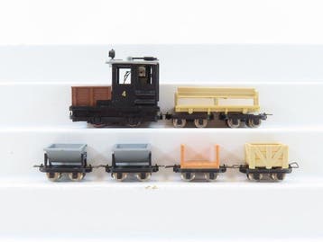 Egger-Bahn H0e - 711100 - Ensemble de train (1) - Ensemble