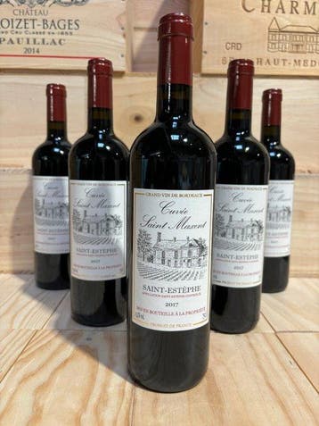 2017 Cuvée Saint Maxent - Saint-Estèphe - 6 Flessen (0.75