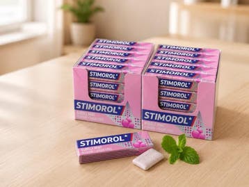 Veiling - 50x STIMOROL - Bubble Mint Kauwgom, Diversen, Levensmiddelen