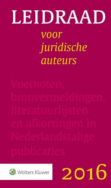Leidraad voor juridische auteurs 2016 9789013134964, Verzenden, Gelezen, Anne de Hingh