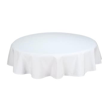 Tafelkleed Rond White Wit 330cm Ø - Treb SP, Verzenden, Nieuw, Overige kleuren, Tafelkleed of Tafelzeil