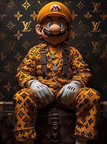 Canvas Fit - Alberto Ricardo - Neo-Pop Royalty: Mario y, Nieuw in verpakking